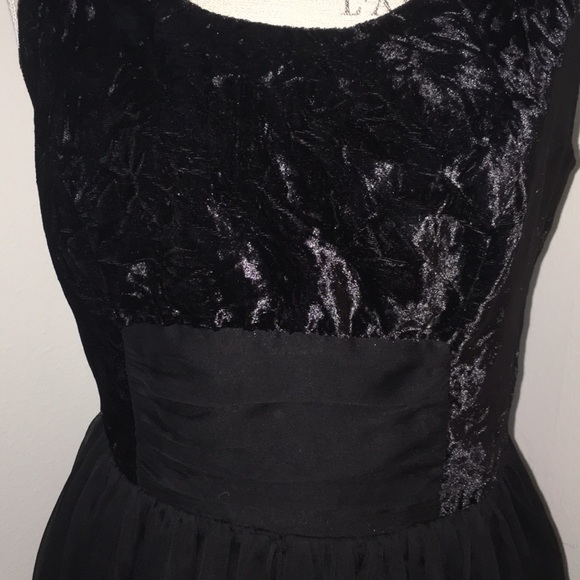 Free People Black Velvet Dress - Picture 2 of 4